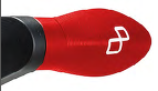 LighTech Bremshebelschutz Carbon glänzend 132mm Rot