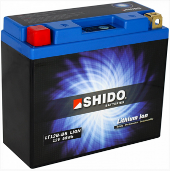 SHIDO Lithium Ion Batterie YT12B-BS (GT12B-4) 