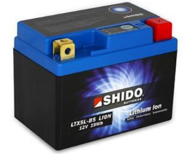 SHIDO Lithium Ion Batterie YTX5L-BS 