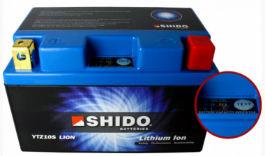 SHIDO Lithium Ion Batterie YTZ10S 