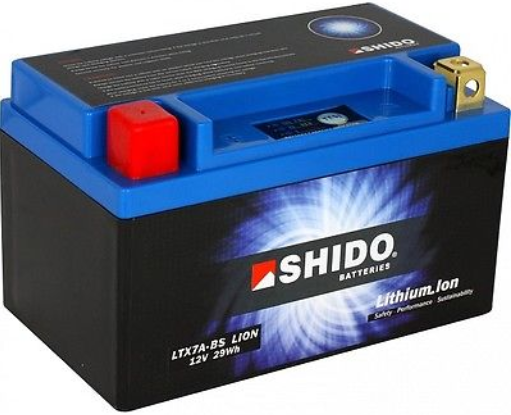 SHIDO Lithium Ion Batterie YTX7A-BS 