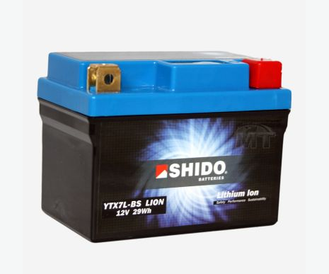 SHIDO Lithium Ion Batterie YTX7L-BS 