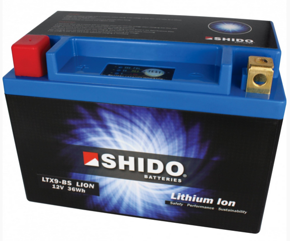 SHIDO Lithium Ion Batterie YTX9(L)-BS 